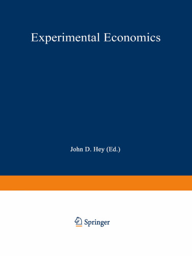 Experimental Economics