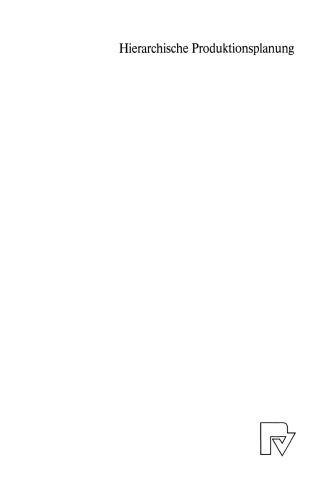Hierarchische Produktionsplanung