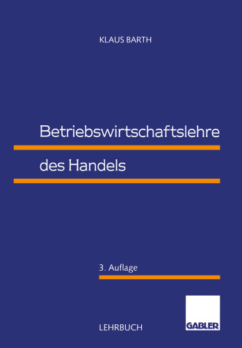 Betriebswirtschaftslehre des Handels