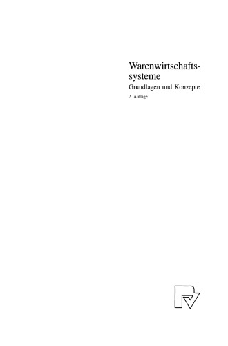 Warenwirtschaftssysteme: Grundlagen und Konzepte