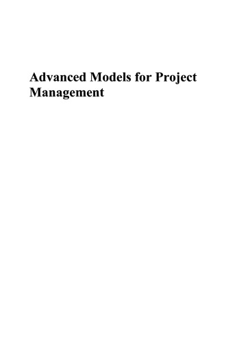 Advanced Models for Project Management
