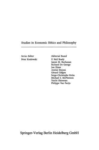 Essays in Socio-Economics
