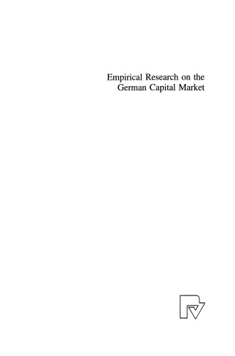 Empirical Research on the German Capital Market