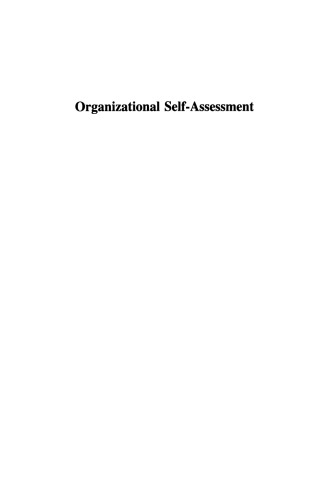 Organizational Self-Assessment