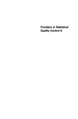Frontiers in Statistical Quality Control 6