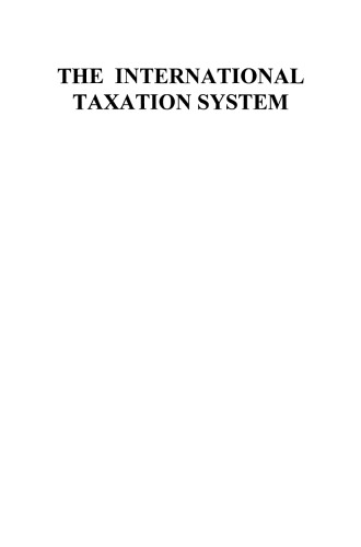 The International Taxation System