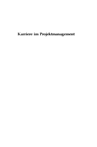 Karriere im Projektmanagement