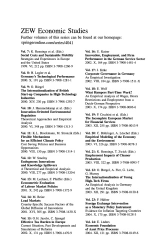 Leaving Unemployment for Self-Employment: An Empirical Study