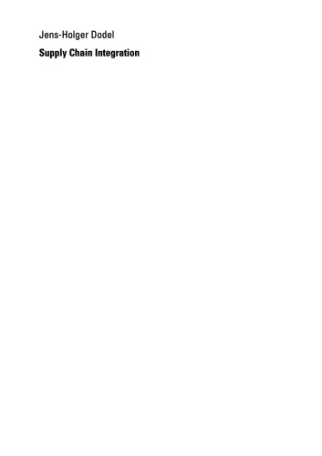Supply Chain Integration: Verringerung der logistischen Kritizität in der Automobilindustrie