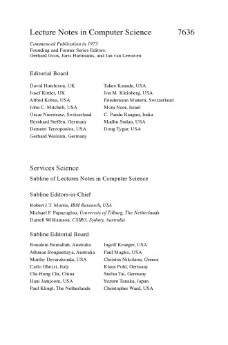 Service-Oriented Computing: 10th International Conference, ICSOC 2012, Shanghai, China, November 12-15, 2012. Proceedings