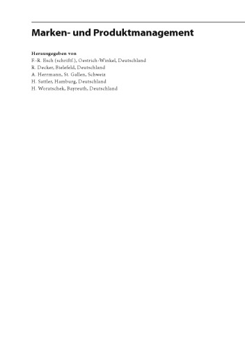 Wirkungen von Markenkrisen: Eine Analyse aus verhaltenswissenschaftlicher Perspektive