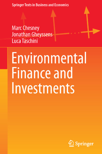 Environmental Finance and Investments