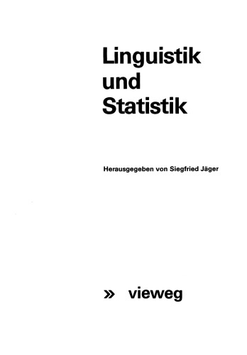 Linguistik und Statistik