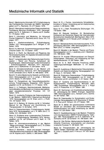 Therapiestudien: 26. Jahrestagung der GMDS, 21. – 23. September 1981, Gießen. Proceedings