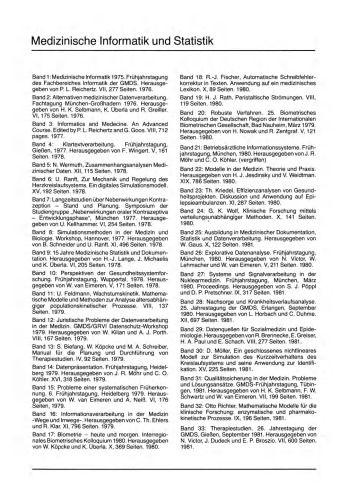 Ausbildung in der Medizinischen Informatik: Vorträge und Diskussionen anläßlich einer Fachtagung des FA 14 der GI in Berlin am 3.–4. März 1982
