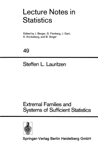 Extremal Families and Systems of Sufficient Statistics