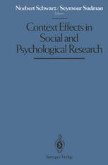 Context Effects in Social and Psychological Research