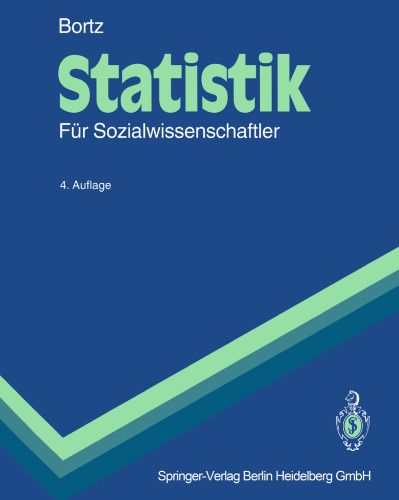Statistik: Fur Sozialwissenschaftler