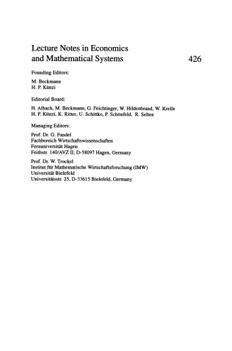 Nonlinear Dynamics in Economics: A Theoretical and Statistical Approach to Agricultural Markets
