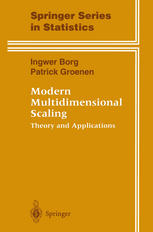 Modern Multidimensional Scaling: Theory and Applications