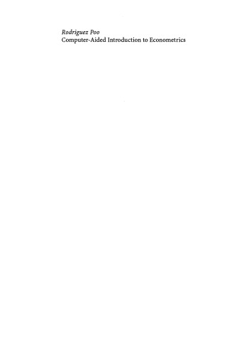 Computer-Aided Introduction to Econometrics