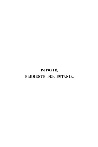 Elemente der Botanik