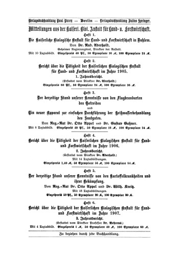 Über die unter dem Namen „Faulbrut“ bekannten seuchenhaften Bruterkrankungen der Honigbiene