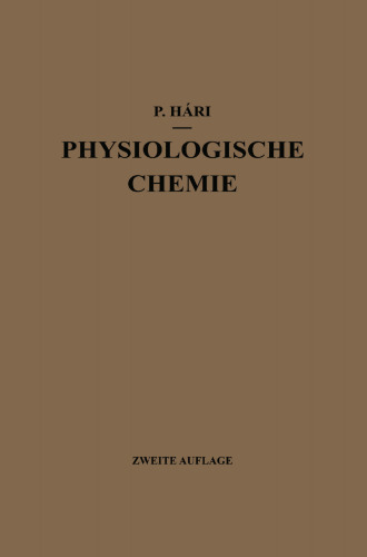 Kurzes Lehrbuch der Physiologischen Chemie
