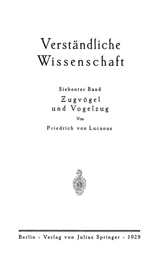 Ƶugvögel und Vogelzug