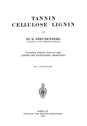 Tannin Cellulose · Lignin