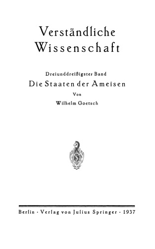 Die Staaten der Ameisen