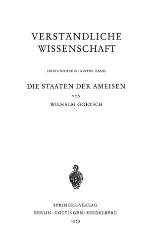 Die Staaten der Ameisen