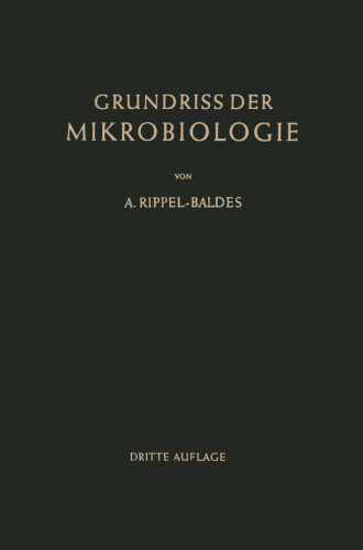 Grundriss der Mikrobiologie