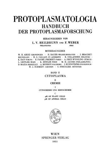 The pH of Plant Cells The pH of Animal Cells