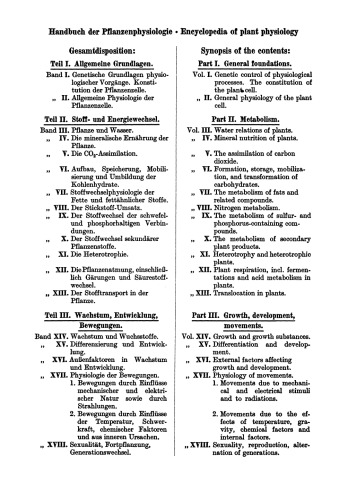 Der Stickstoffumsatz / Nitrogen Metabolism