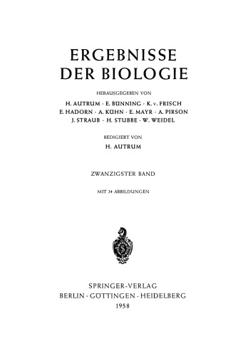 Ergebnisse der Biologie