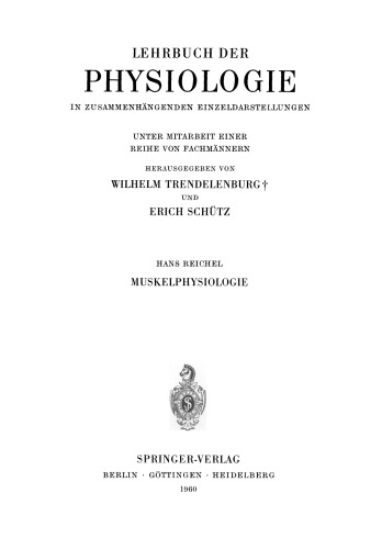 Muskelphysiologie