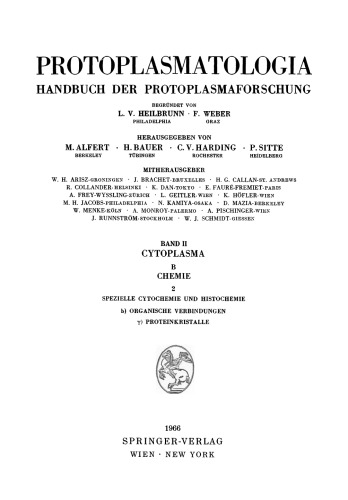 Eiweisskristalle in Pflanzenzellen. Eiweisskristalle in tierischen und menschlichen Zellen