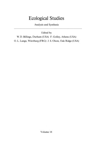 Remote Sensing for Environmental Sciences