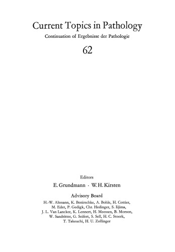 Developmental Biology and Pathology