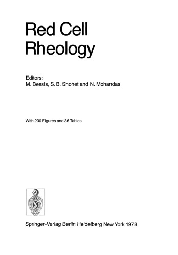 Red Cell Rheology