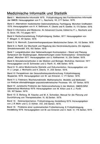 Probleme einer systematischen Fruherkennung: 6. Fruhjahrstagung, Heidelberg, 1979. Fachbereich Planung und Auswertung der Deutschen Gesellschaft fur Medizinische Dokumentation, Informatik und Statistik e.V. — GMDS —