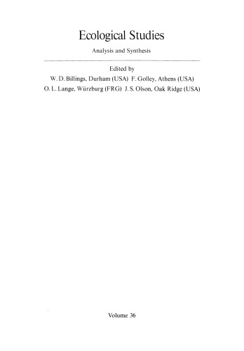 Physiological Processes in Plant Ecology: Toward a Synthesis with Atriplex