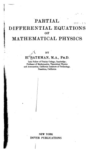 Partial differential equations of mathematical physics