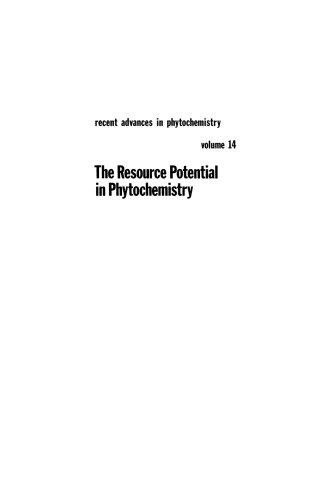 The Resource Potential in Phytochemistry