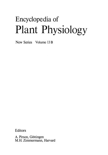Plant Carbohydrates II: Extracellular Carbohydrates