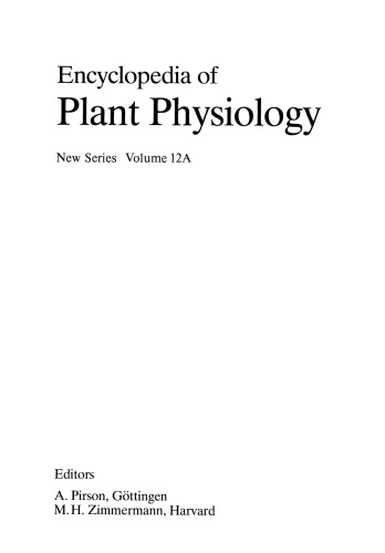 Physiological Plant Ecology I: Responses to the Physical Environment