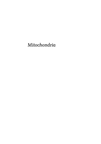 Mitochondria