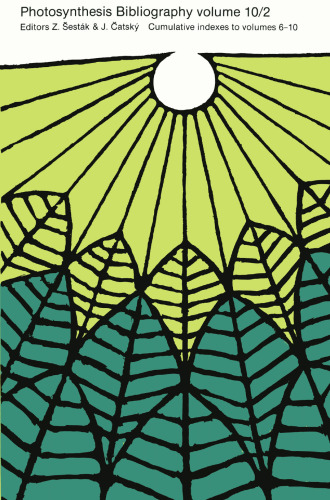 Cumulative indexes to volumes 6–10