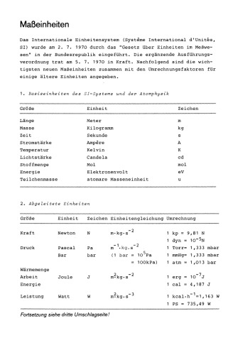 Chemie für Mediziner: Begleittext zum Gegenstandskatalog für die Fächer der ärztlichen Vorprüfung